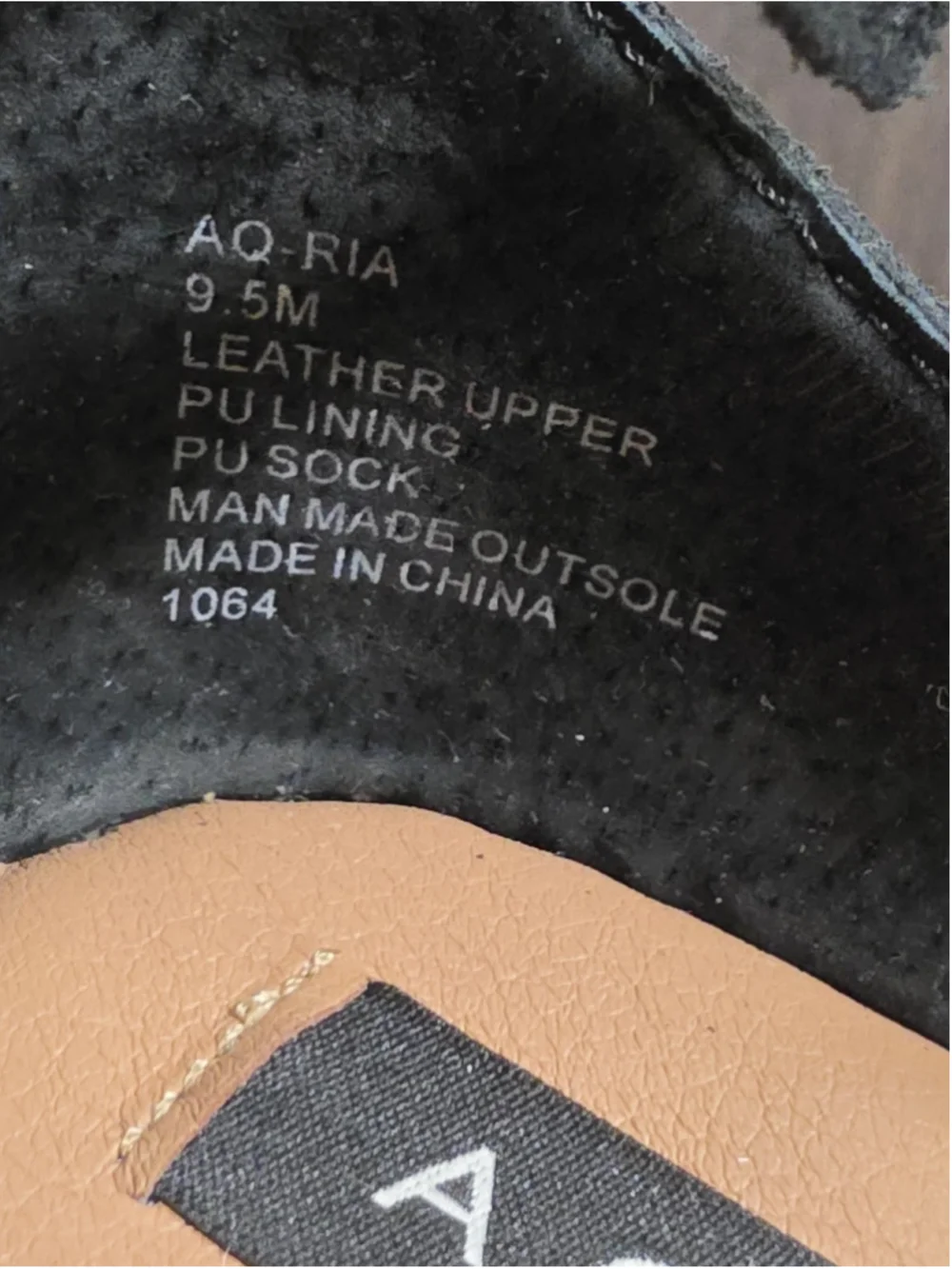 Aqua Ria SUEDE LEATHER Macrame Chunky Espadrille Platform Sandal BLACK 9.5 M